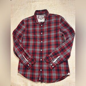 Original Penguin Men’s Plaid Button Down Shirt Size Medium | 100% Cotton